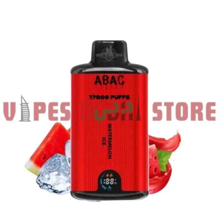 ABAC 17000 Puffs Dual Mesh 50MG Disposable Vape in Dubai watermelon ice