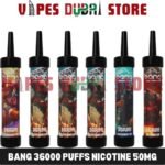 BANG 36000 Puffs Nicotine 50mg Disposable Vape in Dubai