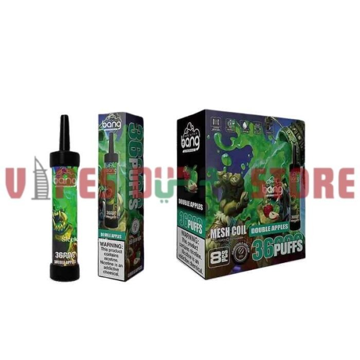 BANG 36000 Puffs Nicotine 50mg Disposable Vape in Dubai double apples