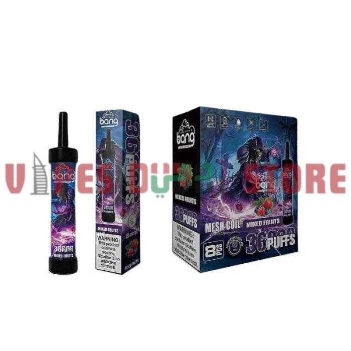 BANG 36000 Puffs Nicotine 50mg Disposable Vape in Dubai mixed fruits