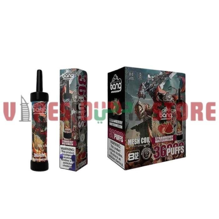 BANG 36000 Puffs Nicotine 50mg Disposable Vape in Dubai strawberrry watermelon