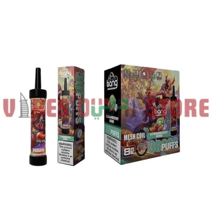 BANG 36000 Puffs Nicotine 50mg Disposable Vape in Dubai strawberry kiwi