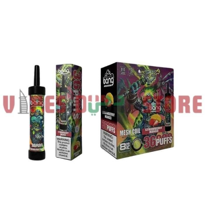 BANG 36000 Puffs Nicotine 50mg Disposable Vape in Dubai strawberry mango