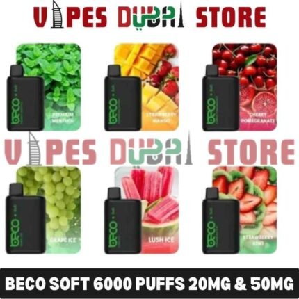 BECO Soft 6000 Puffs 20Mg & 50Mg Disposable Vape in UAE