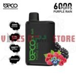 BECO Soft 6000 Puffs 20Mg & 50Mg Disposable Vape in UAE PURPLE RAIN