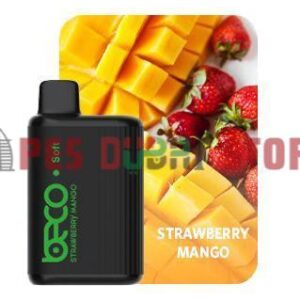 BECO Soft 6000 Puffs 20Mg & 50Mg Disposable Vape in UAE Strawberry Mango