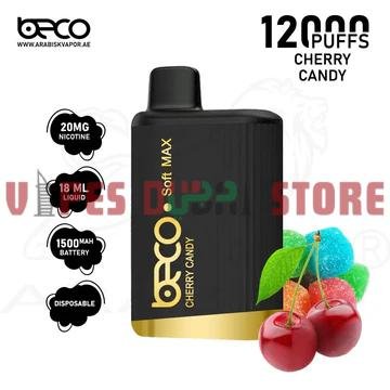 BECO Soft Max 12000 Puffs 20MG Disposable Vape in Dubai CHERRY CANDY BECO Soft Max 12000 Puffs 20MG Disposable Vape in Dubai CHERRY CANDY