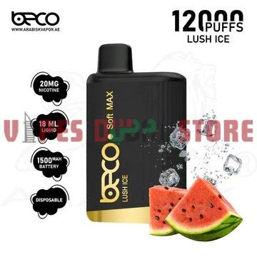 BECO Soft Max 12000 Puffs 20MG Disposable Vape in Dubai LUSH ICE BECO Soft Max 12000 Puffs 20MG Disposable Vape in Dubai LUSH ICE