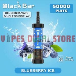 BLACK BAR 50000 Puffs DTL Disposable Vape in Dubai Blueberry Ice