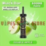 BLACK BAR 50000 Puffs DTL Disposable Vape in Dubai Double Apple