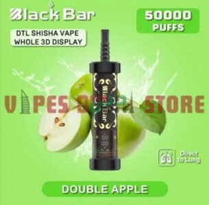 BLACK BAR 50000 Puffs DTL Disposable Vape in Dubai Double Apple