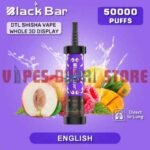 BLACK BAR 50000 Puffs DTL Disposable Vape in Dubai English