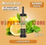 BLACK BAR 50000 Puffs DTL Disposable Vape in Dubai Lemon Mint