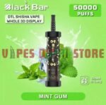 BLACK BAR 50000 Puffs DTL Disposable Vape in Dubai Mint Gum
