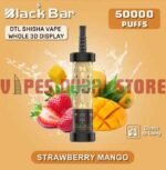 BLACK BAR 50000 Puffs DTL Disposable Vape in Dubai Strawberry Mango