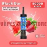 BLACK BAR 50000 Puffs DTL Disposable Vape in Dubai Strawberry Watermelon