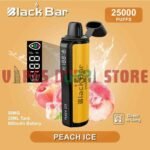 BLACK Bar 25000 Puffs 50MG Disposable Vape in Dubai Peach Ice