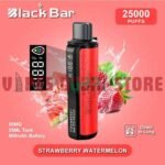 BLACK Bar 25000 Puffs 50MG Disposable Vape in Dubai Strawberry Watermelon