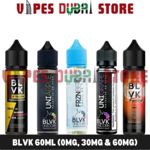 BLVK 60ml (0mg, 30mg & 60mg) E-liquid in Dubai