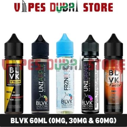 BLVK 60ml (0mg, 30mg & 60mg) E-liquid in Dubai