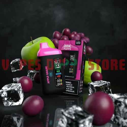 BLVK BAR 20000 Puffs 50MG Disposable Vape in Dubai APPLE GRAPE BLVK BAR 20000 Puffs 50MG Disposable Vape in Dubai APPLE GRAPE