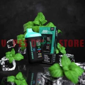 BLVK BAR 20000 Puffs 50MG Disposable Vape in Dubai DOUBLE SPEARMINT