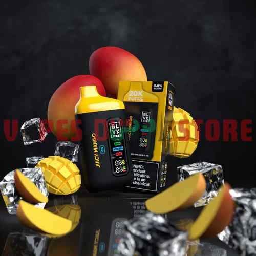 BLVK BAR 20000 Puffs 50MG Disposable Vape in Dubai JUICY MANGO BLVK BAR 20000 Puffs 50MG Disposable Vape in Dubai JUICY MANGO