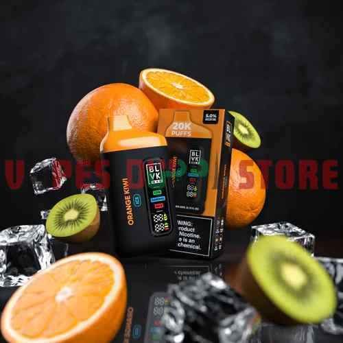 BLVK BAR 20000 Puffs 50MG Disposable Vape in Dubai ORANGE KIWI BLVK BAR 20000 Puffs 50MG Disposable Vape in Dubai ORANGE KIWI