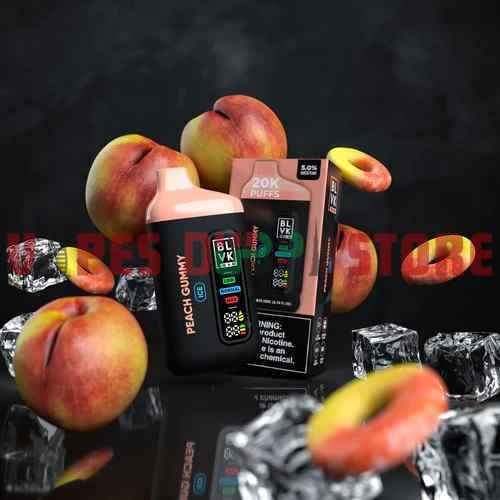 BLVK BAR 20000 Puffs 50MG Disposable Vape in Dubai PEACH GUMMY BLVK BAR 20000 Puffs 50MG Disposable Vape in Dubai PEACH GUMMY
