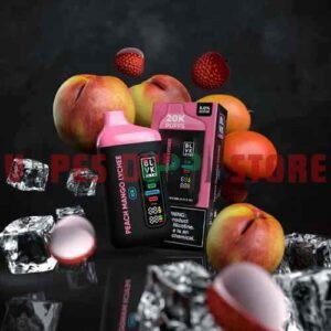 BLVK BAR 20000 Puffs 50MG Disposable Vape in Dubai PEACH MANGO LYCHEE