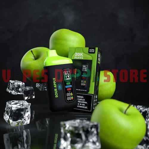 BLVK BAR 20000 Puffs 50MG Disposable Vape in Dubai SOUR APPLE BLVK BAR 20000 Puffs 50MG Disposable Vape in Dubai SOUR APPLE