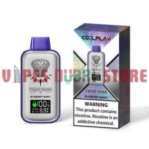 COOLPLAY Turbo 16000 Puffs 20MG Disposable Vape in Dubai BLUEBERRY BURST