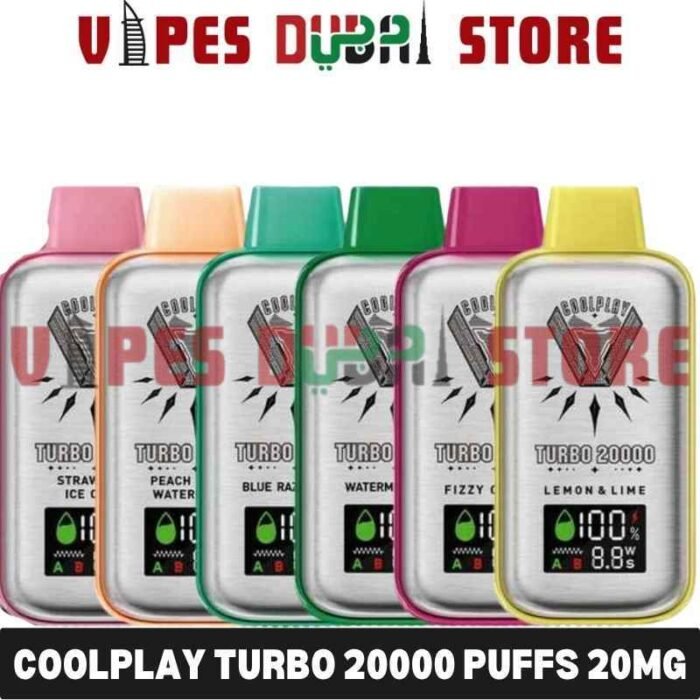 COOLPLAY Turbo 20000 Puffs 20MG Rechargeable Disposable Vape in Dubai