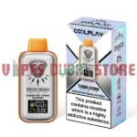 COOLPLAY Turbo 20000 Puffs 20MG Rechargeable Disposable Vape in Dubai PASSION FRUIT ORANGE RASPBERRY