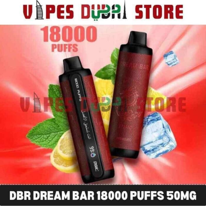 DBR Dream Bar 18000 Puffs 50MG Disposable Vape in Dubai
