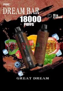 DBR Dream Bar 18000 Puffs 50MG Disposable Vape in Dubai GREAT DREAM