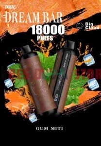 DBR Dream Bar 18000 Puffs 50MG Disposable Vape in Dubai GUM MINT
