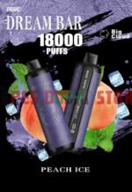 DBR Dream Bar 18000 Puffs 50MG Disposable Vape in Dubai PEACH ICE