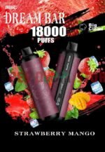 DBR Dream Bar 18000 Puffs 50MG Disposable Vape in Dubai STRAWBERRY MANGO