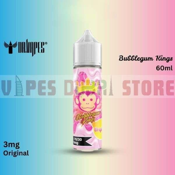 DR VAPES Bubblegum Kings Original 60ml e juice 3mg DR VAPES Bubblegum Kings Original 60ml e juice 3mg