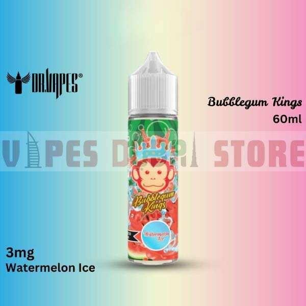 DR VAPES Bubblegum Kings Watermelon Ice 60ml 3mg DR VAPES Bubblegum Kings Watermelon Ice 60ml 3mg