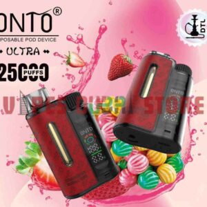 DTL Vapor ONTO Ultra 25000 Puffs Disposable Vape in Dubai Strawberry Bubble Gum