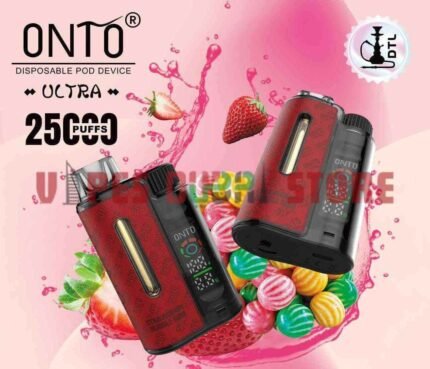DTL Vapor ONTO Ultra 25000 Puffs Disposable Vape in Dubai Strawberry Bubble Gum