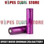 EFEST 18650 3000mAh 35A Battery in Dubai