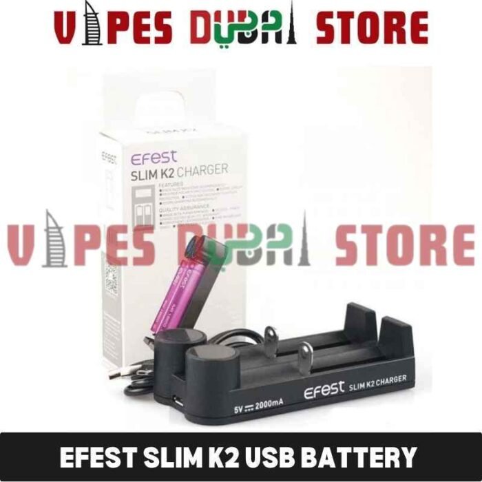 EFEST Slim K2 USB Battery Charger in Dubai
