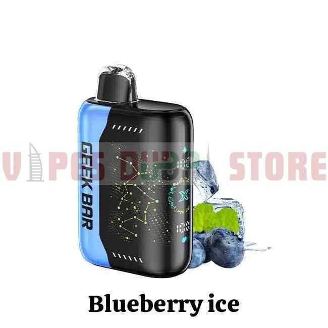 GEEK BAR PULSE X 25000 Puffs Price in Dubai BLUEBERRY ICE GEEK BAR PULSE X 25000 Puffs Price in Dubai BLUEBERRY ICE