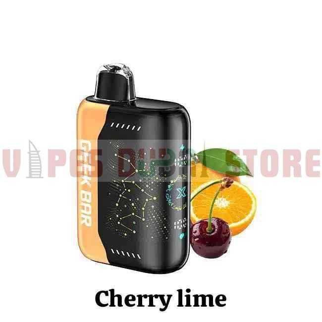 GEEK BAR PULSE X 25000 Puffs Price in Dubai CHERRY LIME GEEK BAR PULSE X 25000 Puffs Price in Dubai CHERRY LIME