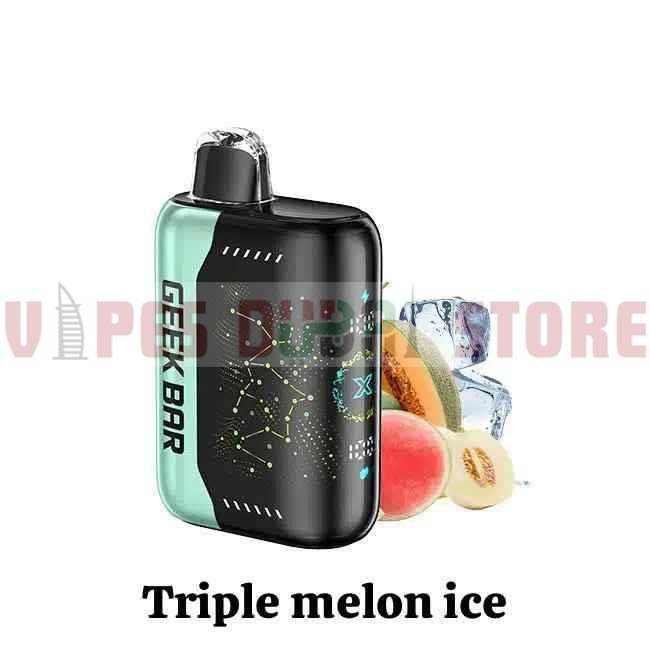 GEEK BAR PULSE X 25000 Puffs Price in Dubai TRIPLE MELON ICE GEEK BAR PULSE X 25000 Puffs Price in Dubai TRIPLE MELON ICE
