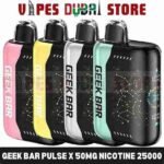 GEEK BAR PULSE X 25000 Puffs 50MG NICOTINE Disposable Vape in Dubai