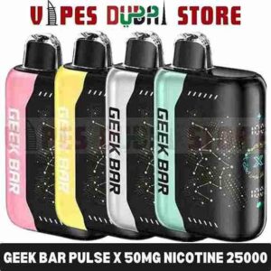 GEEK BAR PULSE X 25000 Puffs 50MG NICOTINE Disposable Vape in Dubai